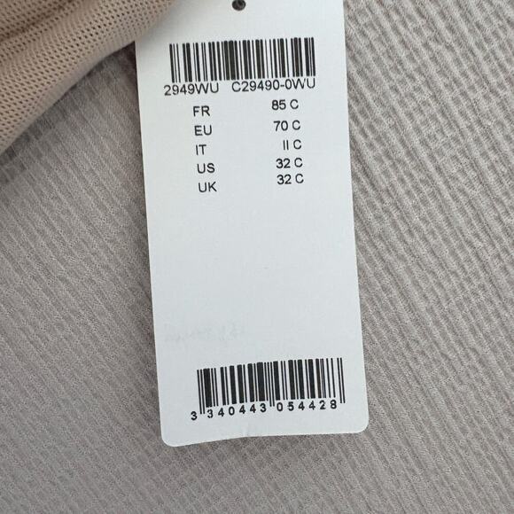 Chantelle nude smooth contour bra size 32C underwire support NWT - Picture 3 of 4